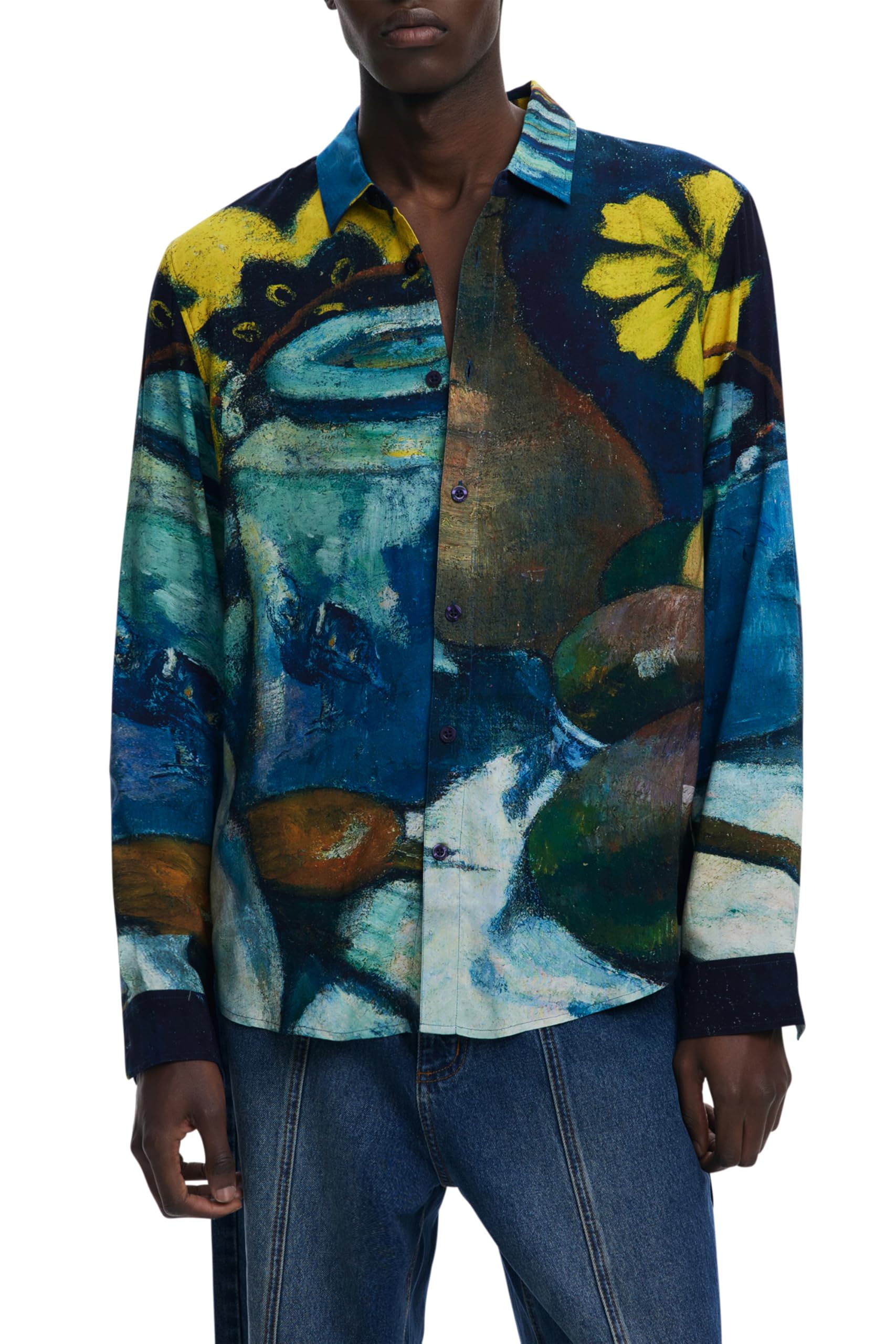 Desigual Herren Blau Cam_julio, 5000 Navy, S