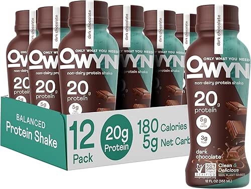 OWYN Only What You Need Plant Based Protein Shake, Dark