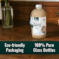Vista 5 de Aceite MCT cremoso Natural Force sabor caramelo – sin lácteos, certificado keto, MCTs emulsionados para dieta baja en carbohidratos, café