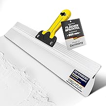 Professional Surface Spatula 600 mm (60 cm) with Rounded Corners for Drywall, Stainless Steel Blade, 2K Soft Grip, Spatula Tool, Lightweight Aluminium, Wide Spatula, Wall Spatula - Made in