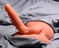 Sexflesh Male Torso 2-in-1 Sex Doll: Realistic Life-Size Silicone Dildo Rider for Men, Women & Couples