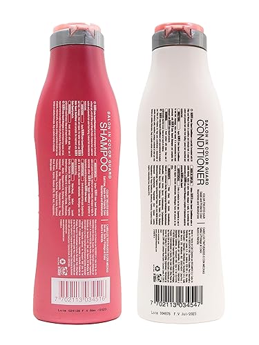Miniatura 4 de RECAMIER - Champú acondicionador para cabello teñido de 10.1 onzas, protector UV + 2 inyecciones de nanoqueratina