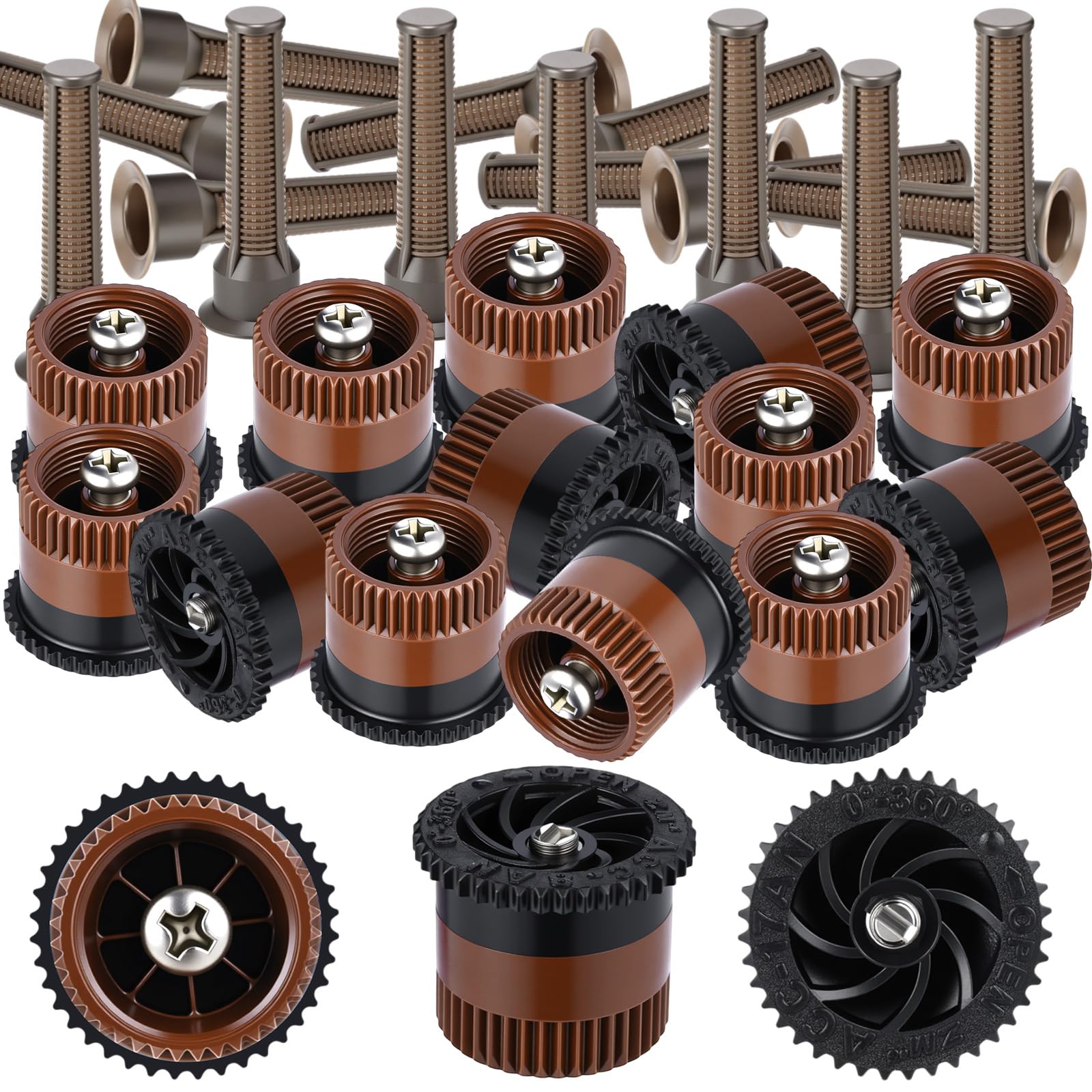 Buse arroseur pour un jardin verdoyant lot de 16 têtes variables adaptables sur arroseur Orbit