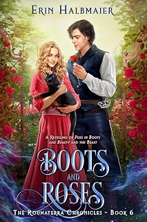 Boots and Roses: A Retelling of Puss in Boots and Beauty and the Beast (The Roumaterra Chronicles Book 6)