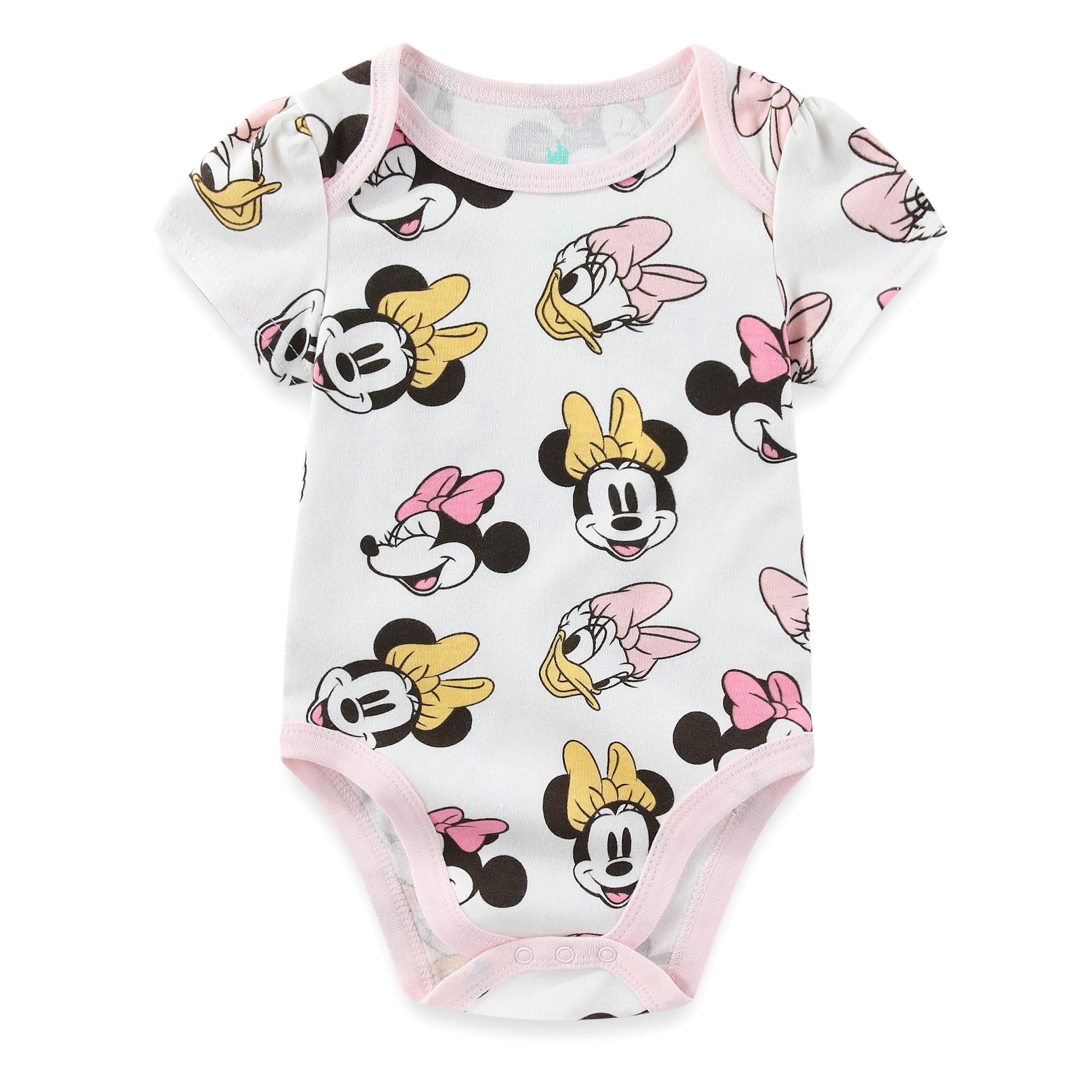 Disney Minnie Mouse Daisy Duck - Paquete de 3 mamelucos para niña