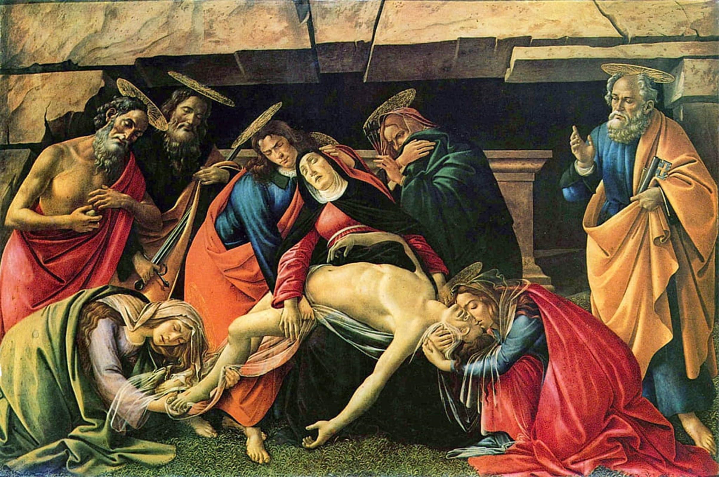 Impression sur toile Botticelli Vierge à l'Enfant art classique - 5