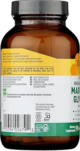 Miniatura 4 de COUNTRY LIFE Glicinato de magnesio, 90 CT