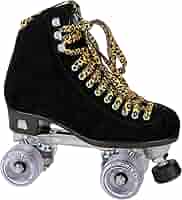 Pattini A Rotelle Moxi Panther - Donna, Pelle Scamosciata Nera, Ruote 58mm - Foto 3