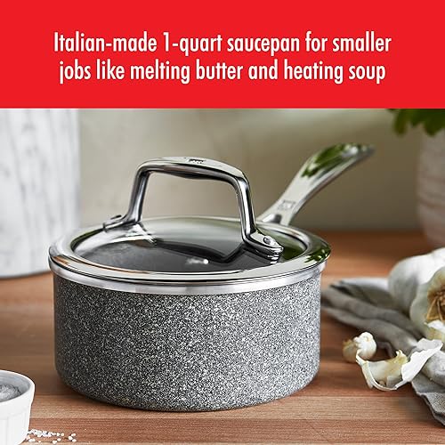 Miniatura 8 de ZWILLING Vitale - Cacerola antiadherente de 2 cuartos de galón, aluminio, resistente a los arañazos, fabricada en Italia