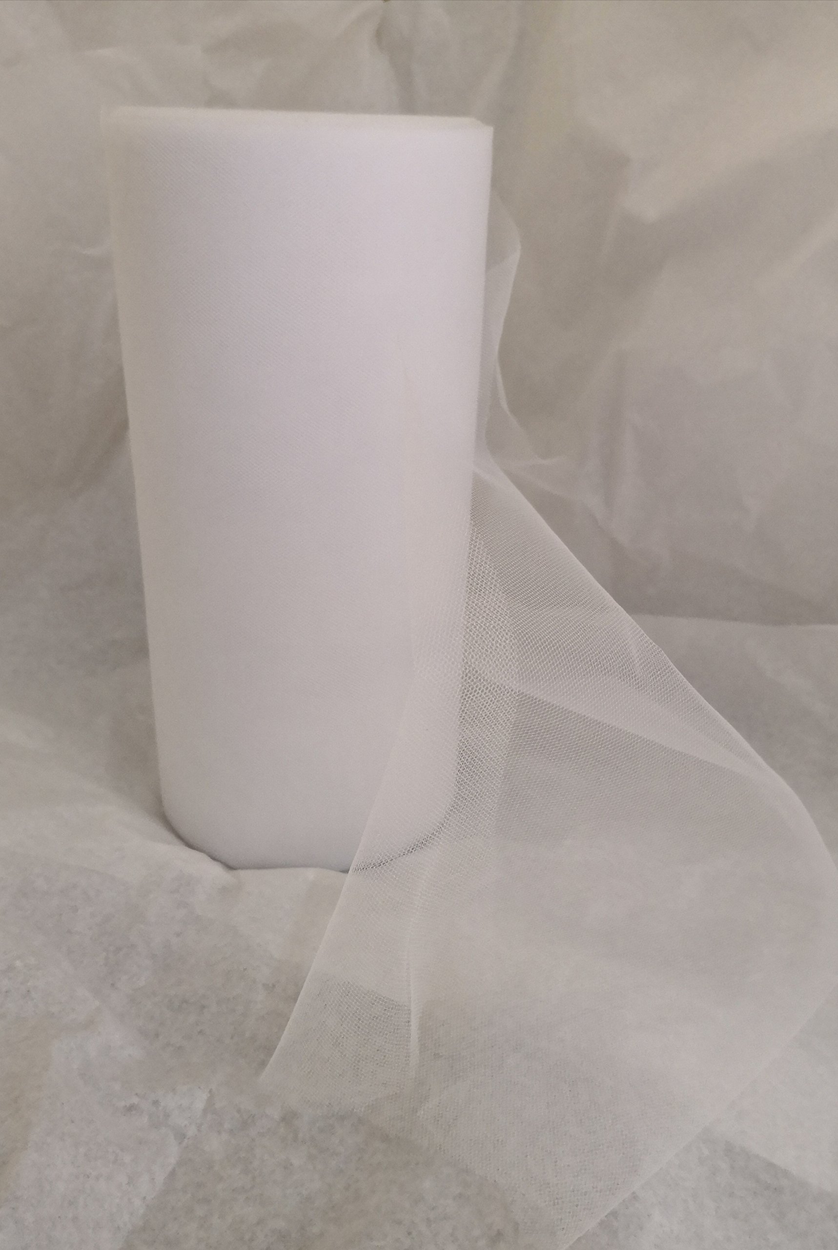 TULLE H 25,0 CM BOBINA DA 100 METRI BIANCO (BIANCO)