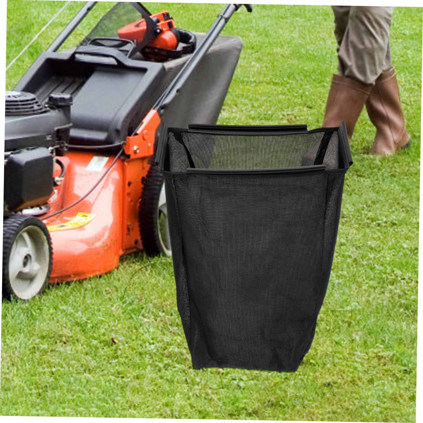 ibasenice Paquet De Ramassage D’herbe Et Feuilles Nylon 19 Pouces Pour Tondeuse à Gazon Modèle Hrj216 – Collecte Jardin, Résistant à L’usure L’eau, Stockage Pratique De Débris Végétaux