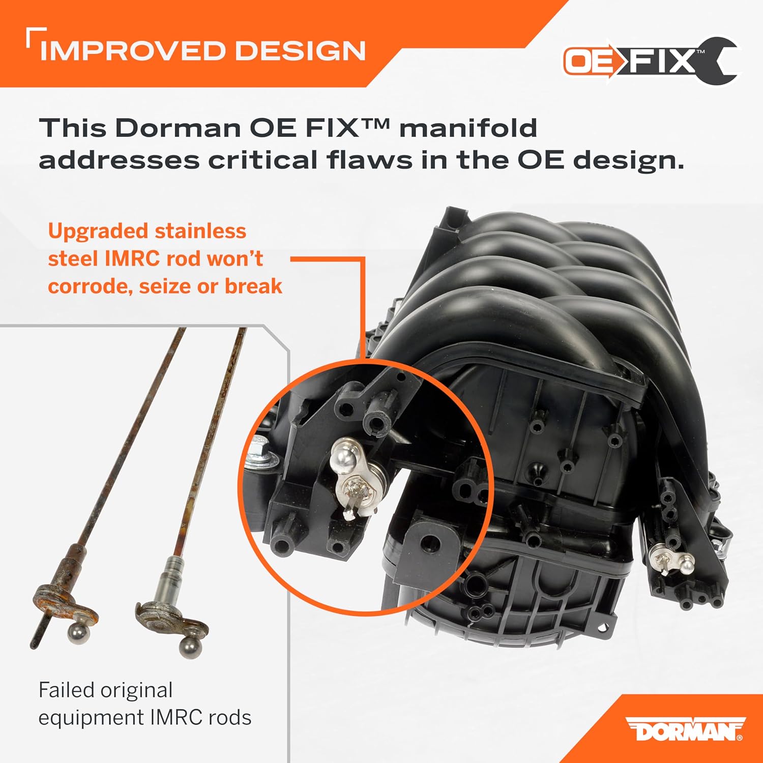 Dorman 615-916 Engine Intake Manifold Compatible with Select Ford Models (OE FIX)