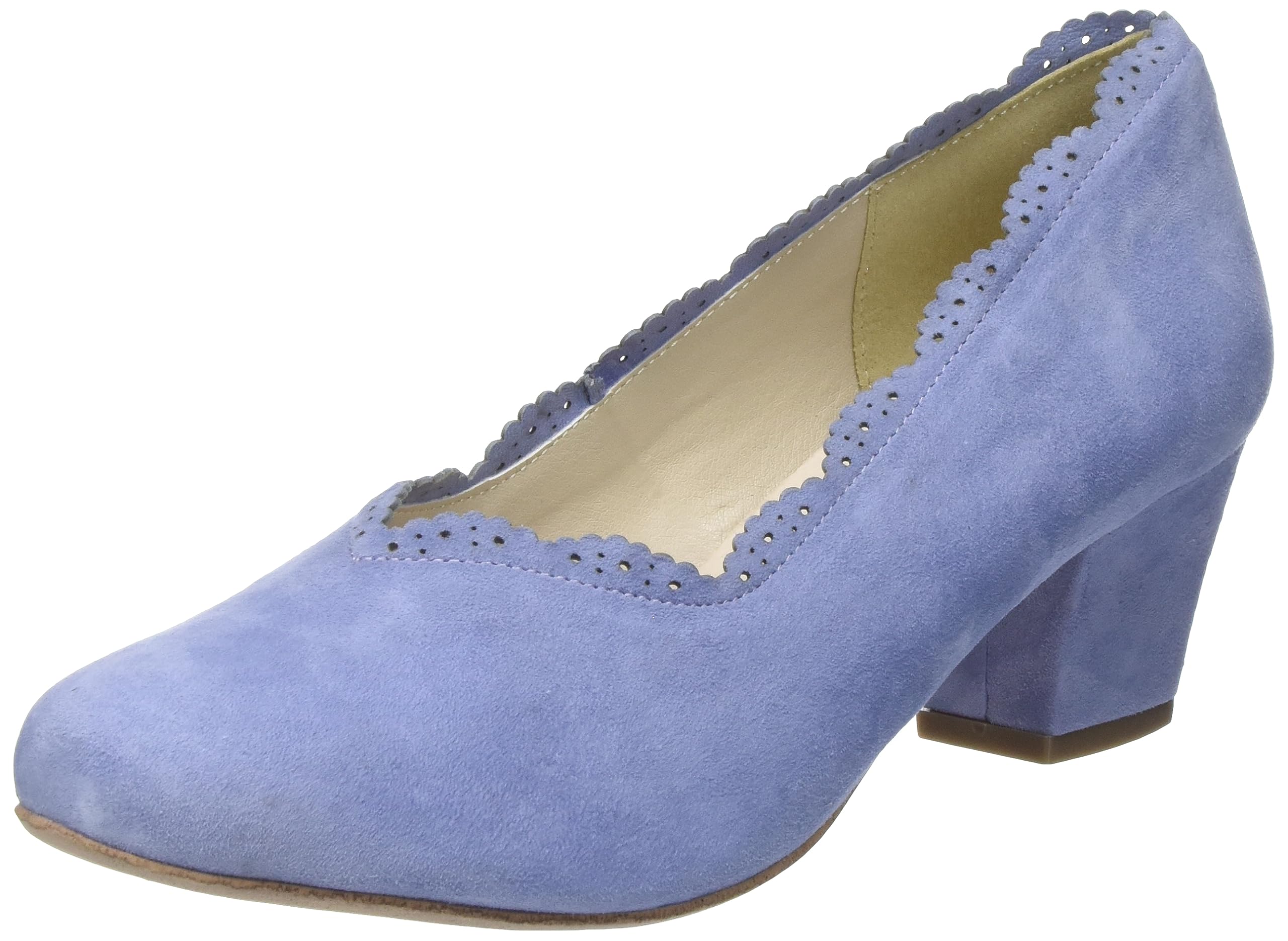 HIRSCHKOGEL Women's Court Shoes Pump, Lilac, 3 UK