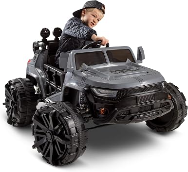 Huffy Bicycle Company Kids Battery-Powered Ride On Car Special Ops w/Lights, Sounds & MP3 Player