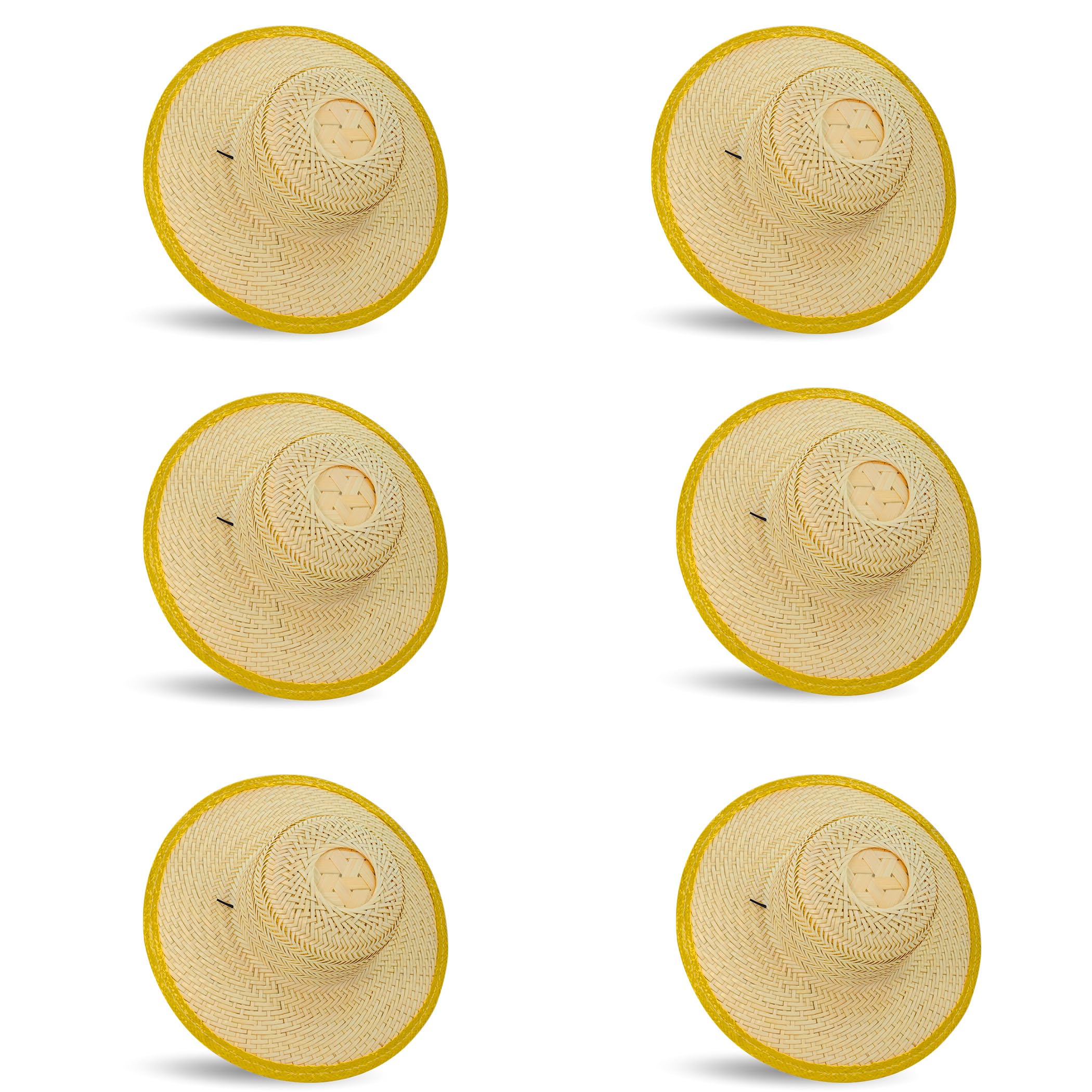 Sombrero grande para mujeres y hombres, sombrero de bambú de ala ancha para el sol, diseño de agricultor de arroz, para jardinería DE-YM-B8M