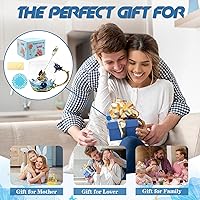 Vista 7 de Taza de té esmaltada con flores de mariposa, taza de café de cristal, San Valentín, Día de la Madre, graduación, cumpleaños, regalos de Navidad