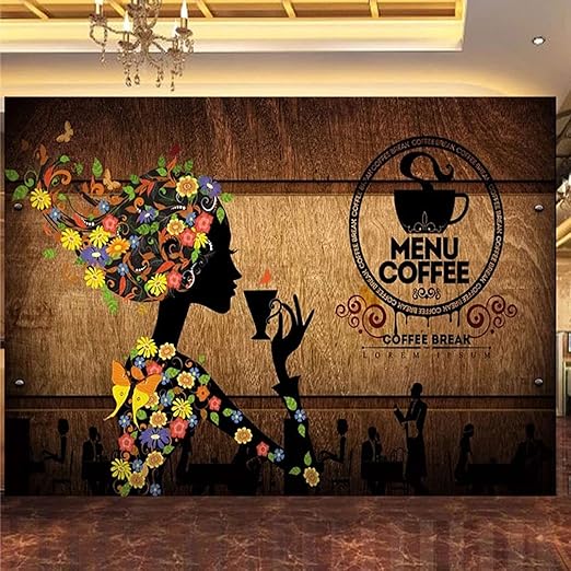 Amazon Co Jp 家庭用機器写真壁紙3dレトロカフェイラスト花壁画モダンクリエイティブレストランカフェ装飾背景 400x280cm Diy 工具 ガーデン Amazon Co Jp 家庭用機器写真壁紙3dレトロカフェイラスト花壁画モダンクリエイティブレストランカフェ装飾背景 400x280cm Diy 工具 ガーデン