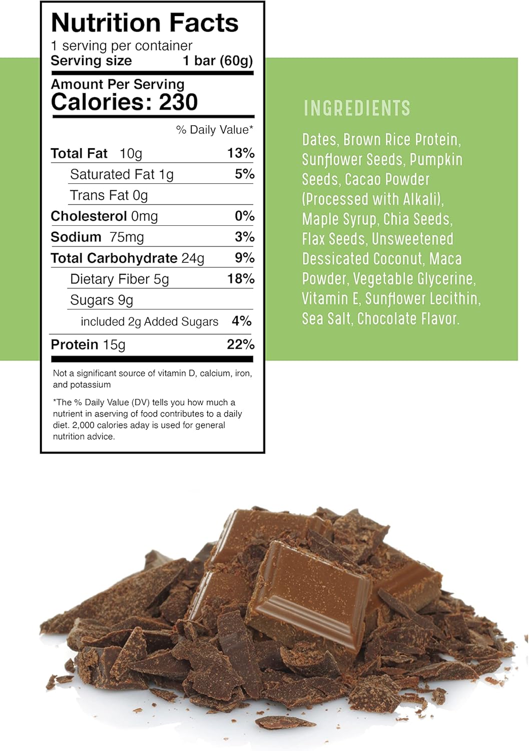 Amrita Chocolate Maca (12 bars) + Sunflower Butter & Jelly Protein Bar Bundle | Peanut Free, Soy Free, Gluten Free, Dairy Free, Vegan, Paleo, non-GMO | High Fiber Plant Based Healthy Snacks