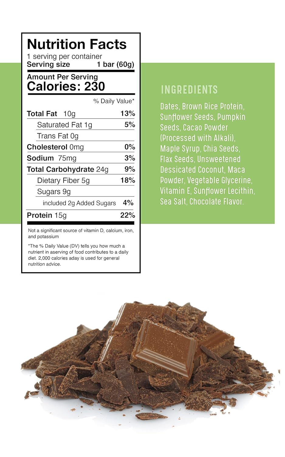 Amrita Dark Chocolate Quinoa (12 bars) + Chocolate Maca Protein Bar Bundle | Peanut Free, Soy Free, Gluten Free, Dairy Free, Vegan, Paleo, non-GMO | High Fiber Plant Based Healthy Snacks