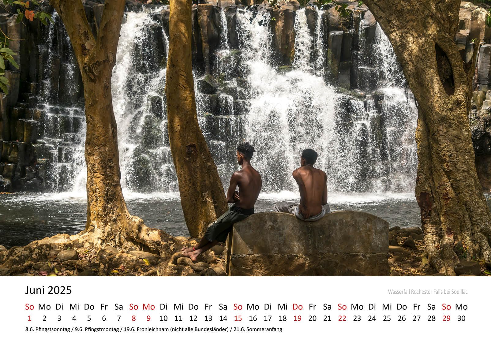 Edition Seidel Premium Kalender Schönes Mauritius 2025 Format DIN A3 Wandkalender Afrika Indischer Ozean Insel Port Louis Turtle Bay Strand Lagune Riff Landschaft Peter Schickert
