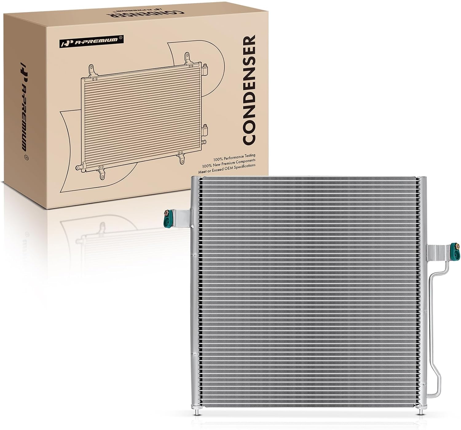 A-Premium A/C Condenser Replace# 6L2Z19712AA - Compatible with 2006-2010 Ford Explorer & 2006-2010 Mercury Mountaineer