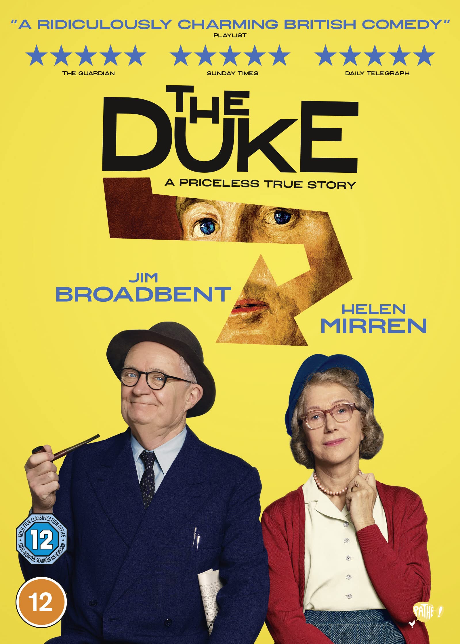 The Duke DVD Film Slipcover Jim Broadbent Helen Mirren British Comedy Pathé