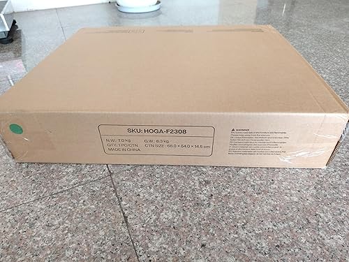 Miniatura 13 de Tribesigns Mesa auxiliar con almacenamiento, mesa auxiliar de 3 niveles con diseño geométrico de metal, mesita de noche industrial para espacios