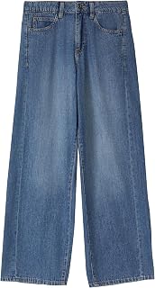 2176081, Jeans Pantaloni Larghi Bambine e Ragazze