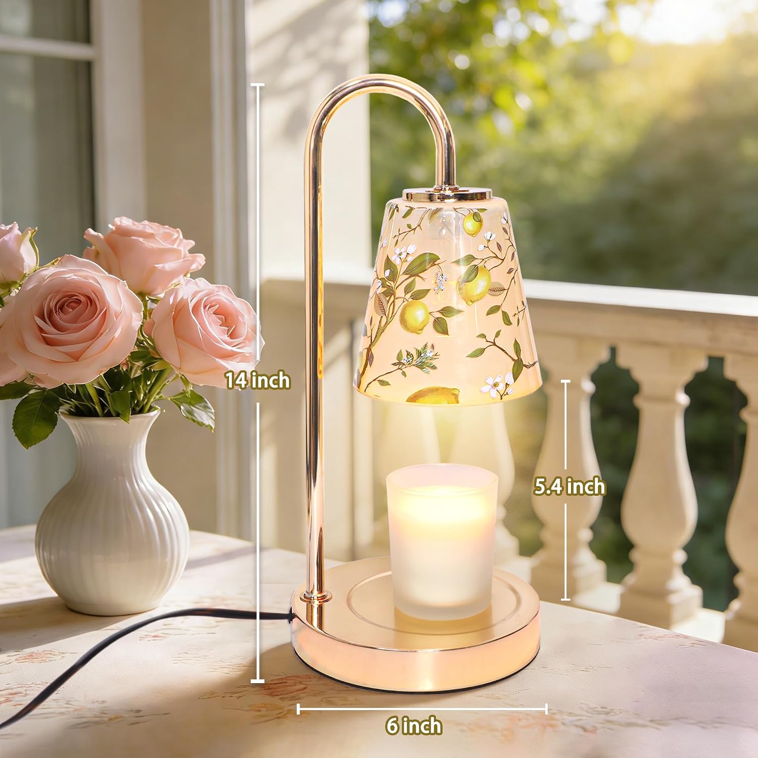 Candle Warmer Lamp with Timer, Electric Wax Candle Melter, Scented Jar Candles Warmer for Mom Gift, Home Decor