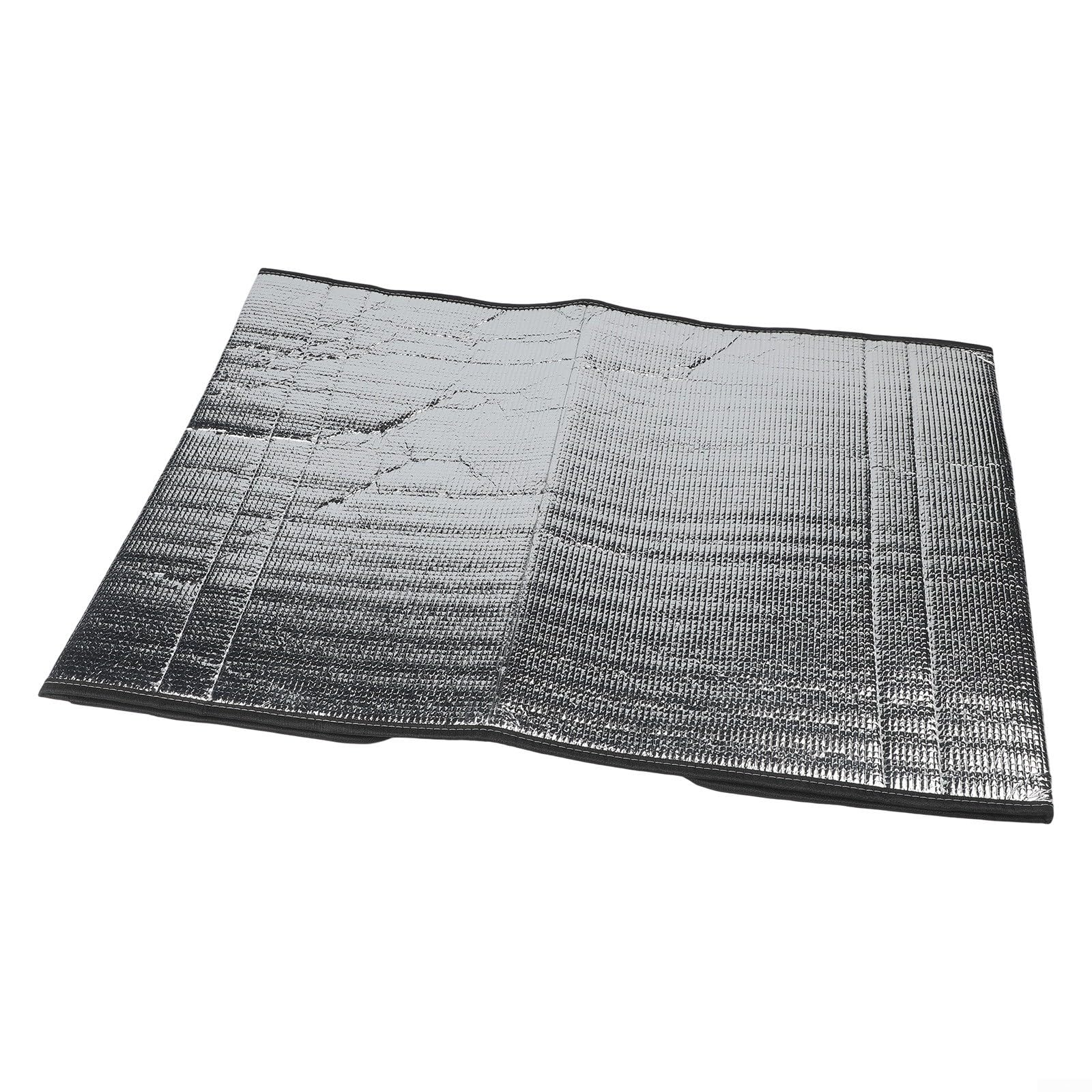 Copertura per condizionatore d'aria con foglio di alluminio isolante per protezione da sole e pioggia, resistente alle intemperie, per giardino e patio (110 x 45 cm)