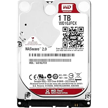 Amazon | WD Red WD10JFCX 1TB 2.5インチ 内蔵ハードドライブ