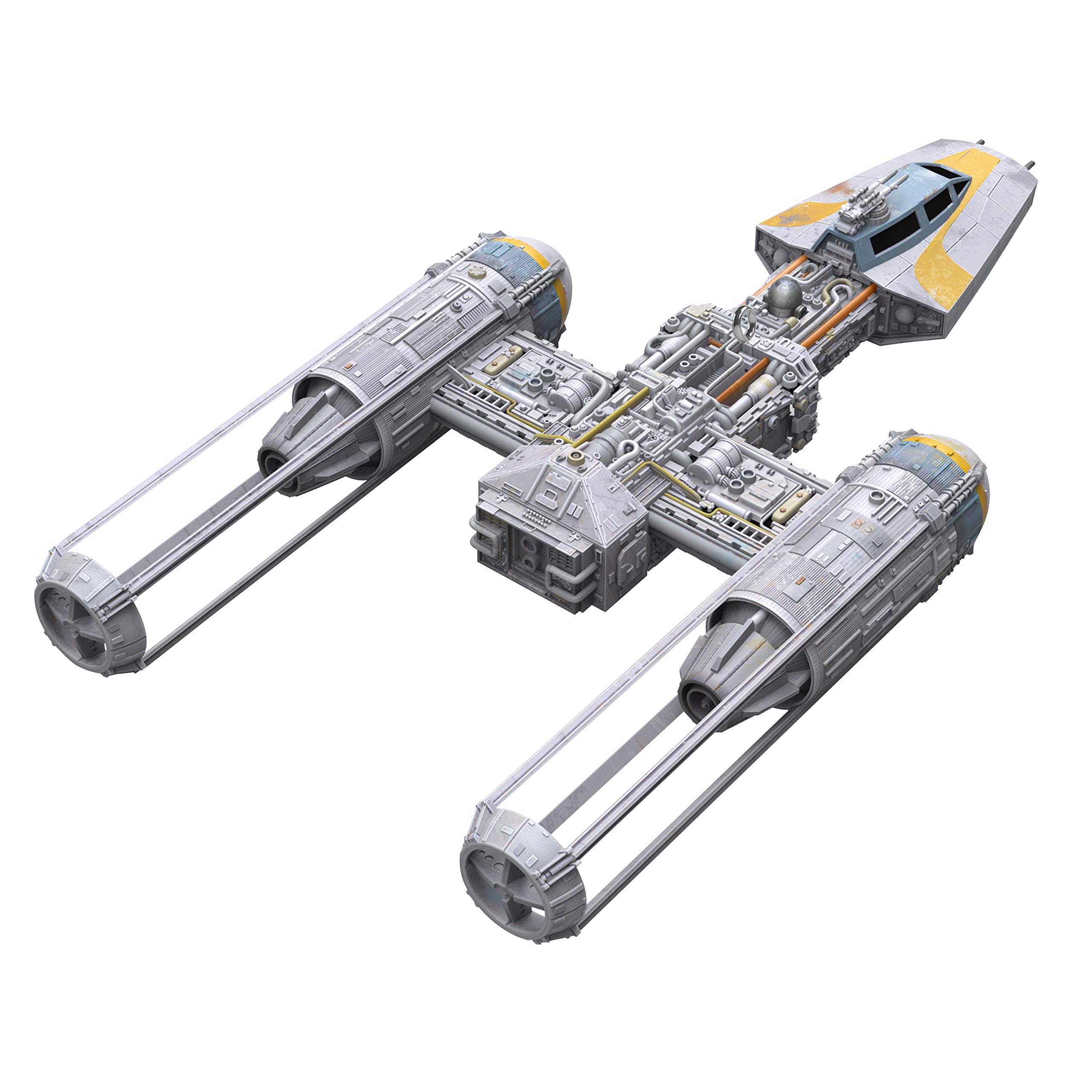 Hallmark Keepsake Christmas Ornament 2019 Year Dated Star Wars Y-Wing Starfighter with Light and Sound