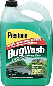 Prestone AS257 Bug Wash Windshield Washer Fluid - 1 Gallon