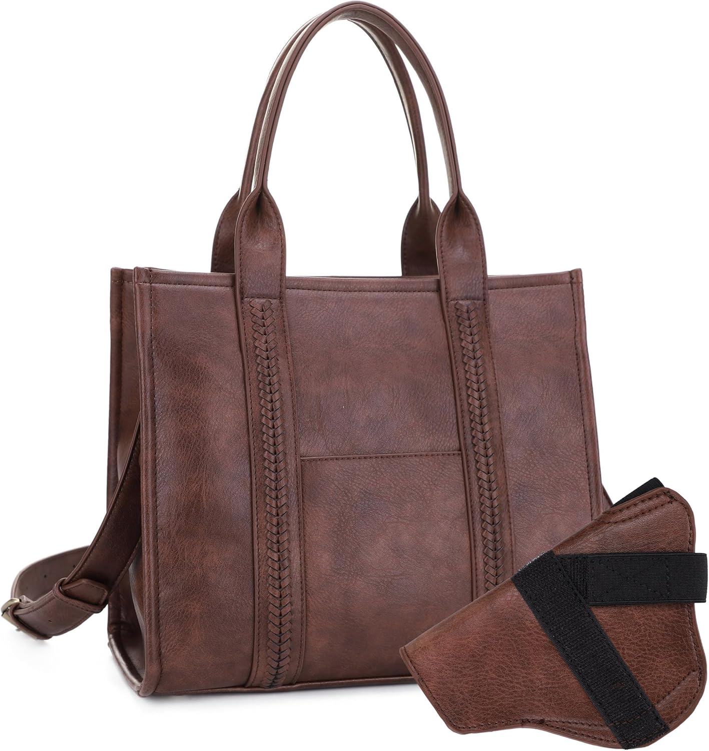 JESSIE & JAMES Kathy Tote Bag With Hidden Pocket and Removable Shoulder Strap
