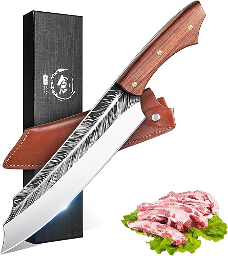 Miniatura 51 de ROCOCO Cuchillo japonés de Damasco – Cuchillos afilados para pelar frutas y carne, para el hogar, cocina, barbacoa, 5.3 pulgadas