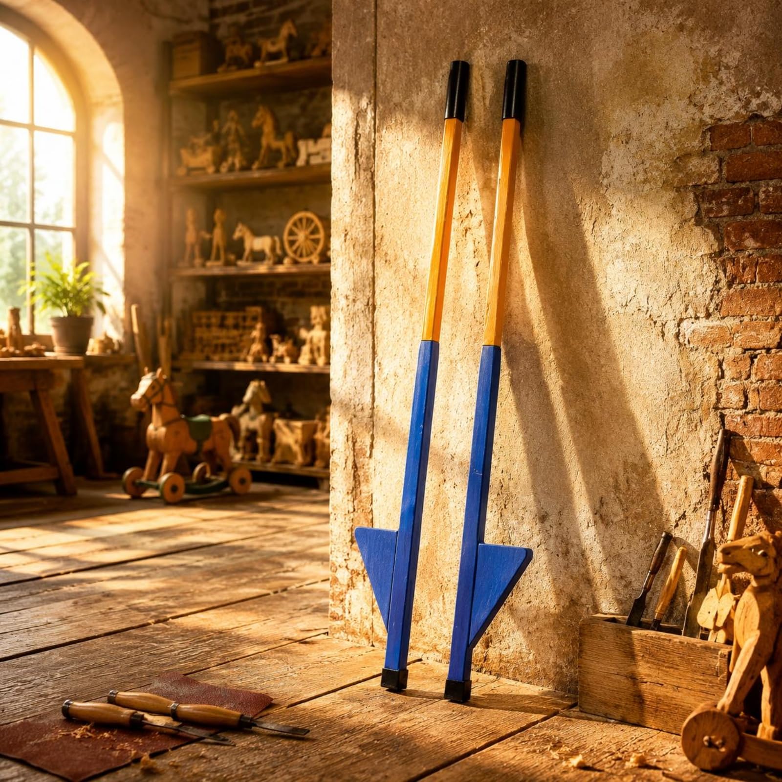 Trampoli Legno Naturale con Piattaforma Trampoli 90 Cm Coordinazione Gioco di Equilibrio, Rosa, 90