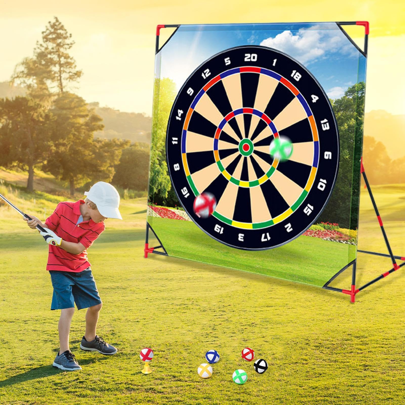 Golfspiele Für Erwachsene Im Freien Teppich Putting Outdoor Spielzeug | Tragbare interaktive Chipping Familie Party Training Winter Indoor