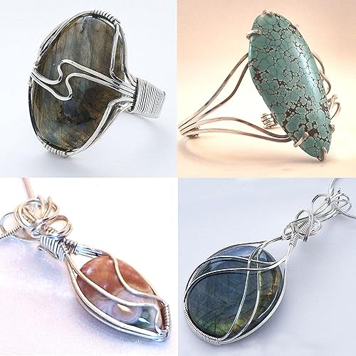 Miniatura 5 de The Beadsmith WrapMaker Alicates  Herramienta de fabricación de joyas de 6 pulgadas (5.984 in) con cabeza de acero pulido, agarre cómodo de PVC y