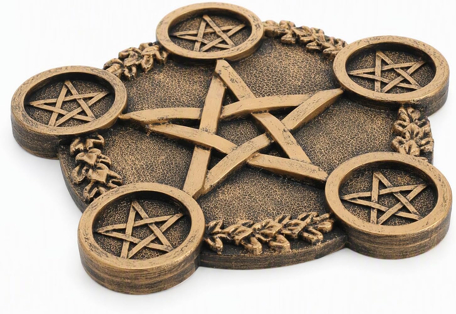 Desktop Pentacle Star Candleholder 1pc Sacrifice Photo Prop Mysterious Religious Altar Ornament Candle Container Base