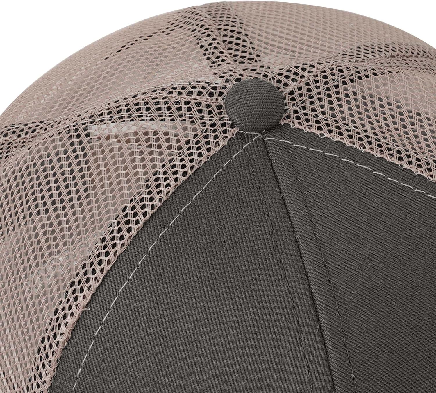 Great for Grandpa, Papa Gifts from Grandkids - Black Trucker Hat with Vintage Leather Patch