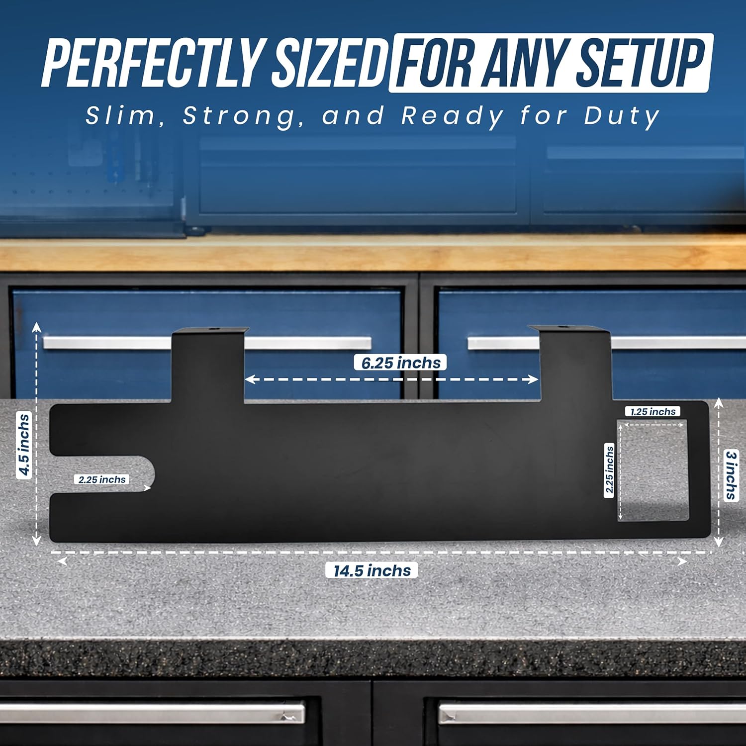 UBL Interior Visor Bracket with Extension for Full-Size SUVs & Trucks - Adjustable, Durable Mount for Interior Vehicle Emergency Lights - Fit Larger Vehicles - Easy to Install