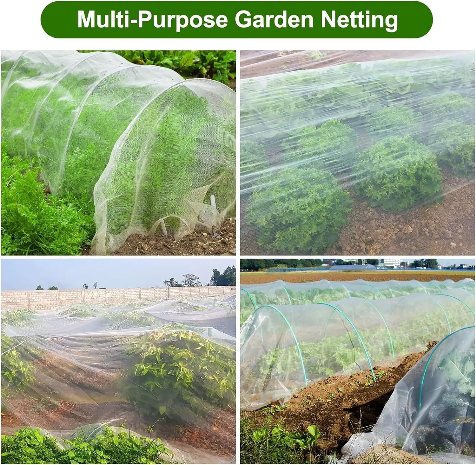 2 stücke Garten Anlage Schutz Net Gemüse Blume Obst Gewächshaus Schutzhülle Für Gemüsepflanzen(3X10M)