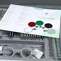 Vista 3 de Juego de lentes de prueba ópticas de 266 piezas de carcasa de aluminio con borde de metal