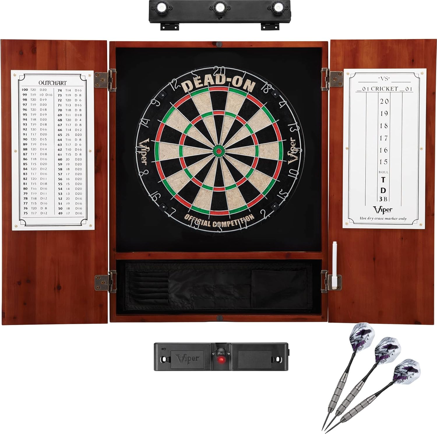 Viper Dead On Sisal Dartboard, Metropolitan Cinnamon