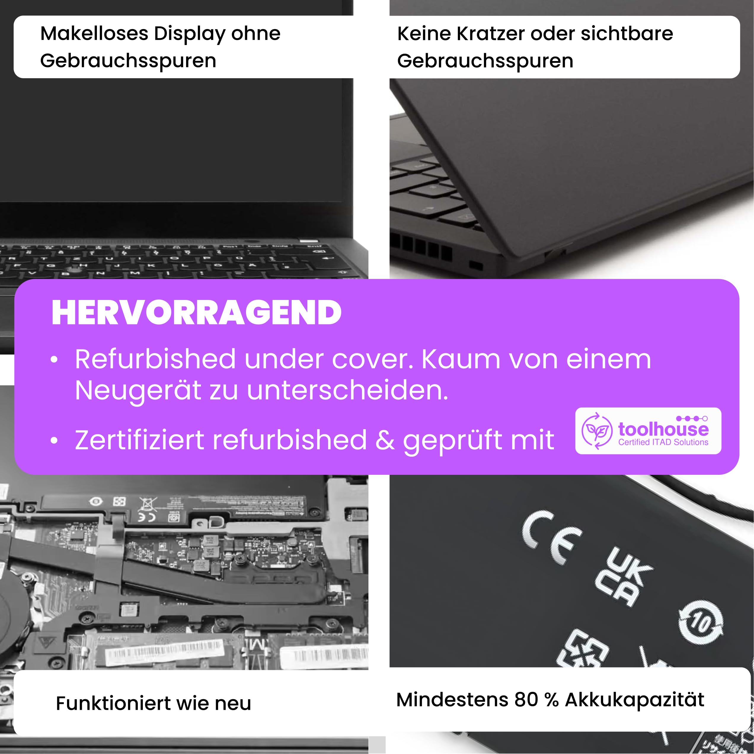Dell Latitude 5400 Laptop | 14 Zoll | 1920 x 1080 | Intel Core i5-8265U | 16 GB DDR4 RAM | 256 GB NVMe | DE-QWERTZ | Windows 11 Pro | 1 Jahr Garantie | (Generalüberholt)