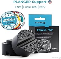 Vista 5 de PLANGER® - Power Pad - Gato de goma para carretilla, soporte de eje de elevación del vehículo - Uso universal - Protege tu coche, SUV y cualquier