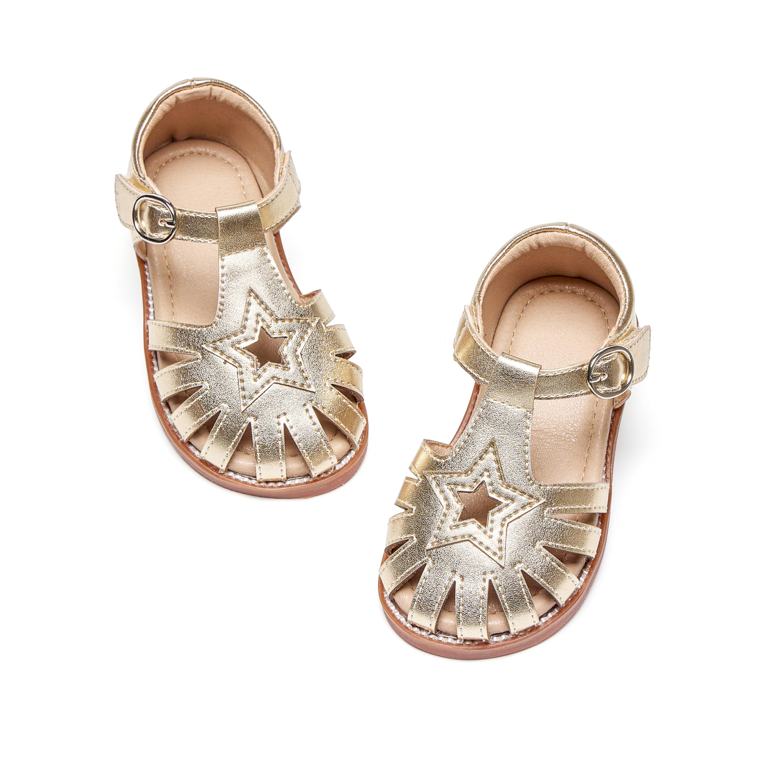 Kiderence Toddler Girls Sandals Little Girls Kids Summer Shoes Toddler Sandals