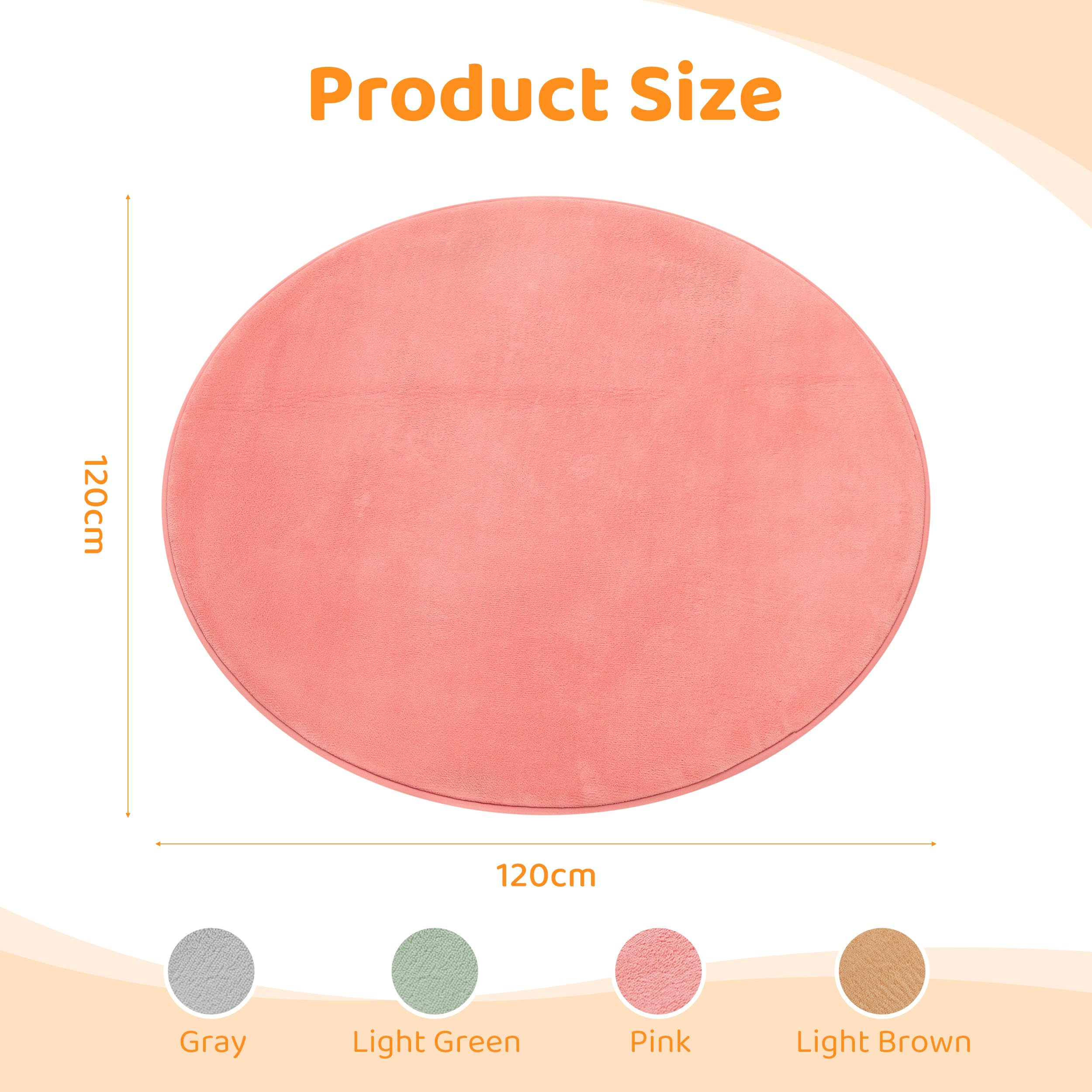BYBYME 3 cm dikke opvouwbare kruipmat voor baby's, 80 x 150 cm speelmat