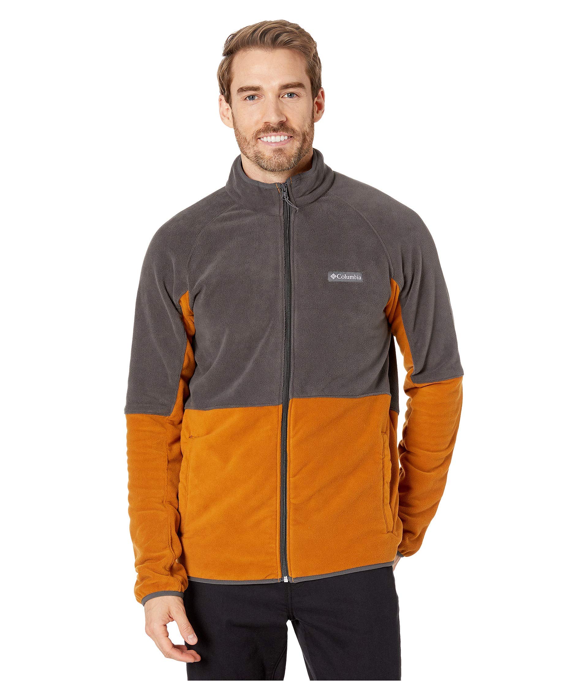 Columbia Basin Trail™ Fleece Full Zip Basin Trail - Chaqueta de Forro Polar con Cremallera Completa Hombre (Pack de 1)