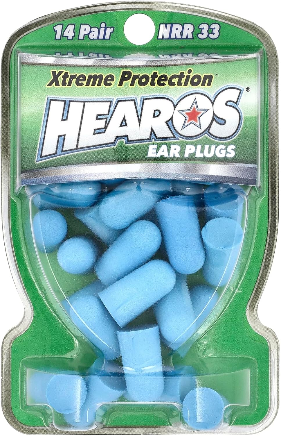 Hearos Xtreme Protection Series Ear Plugs 14 Pairs (Pack of 5)